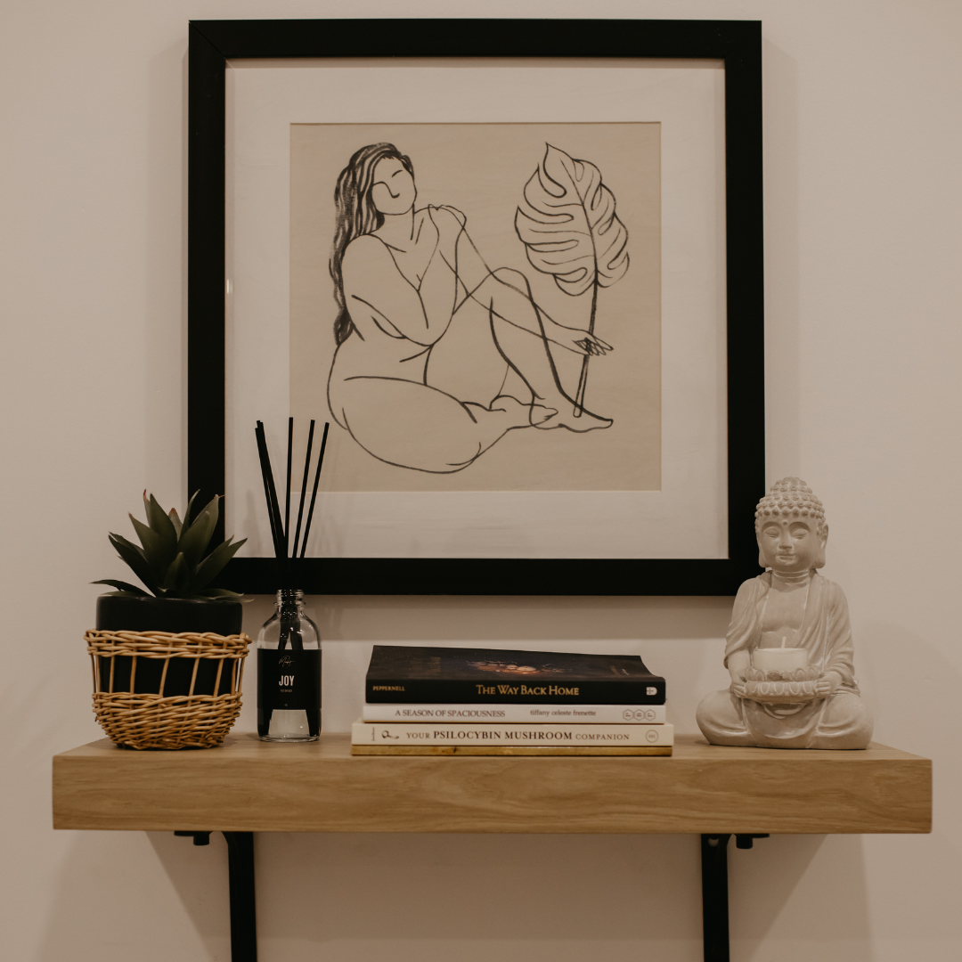 Healing Recovery Centre Shelf with books
