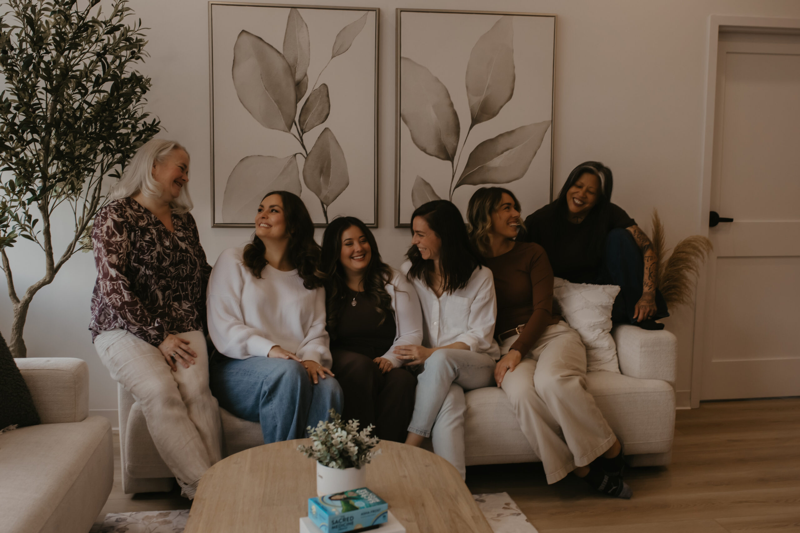 Healing Recovery Centre Team on couch